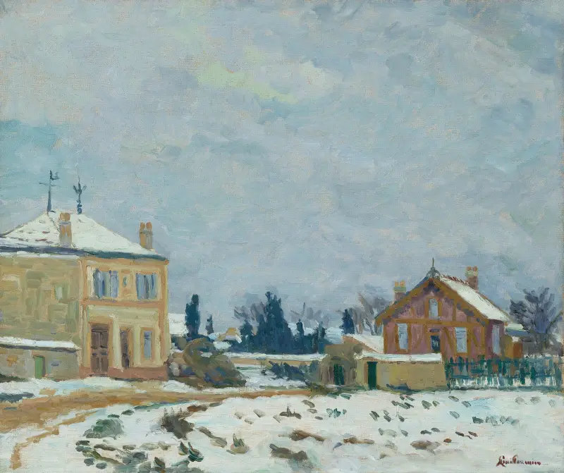 Landskap i Île-de-France av Armand Guillaumin