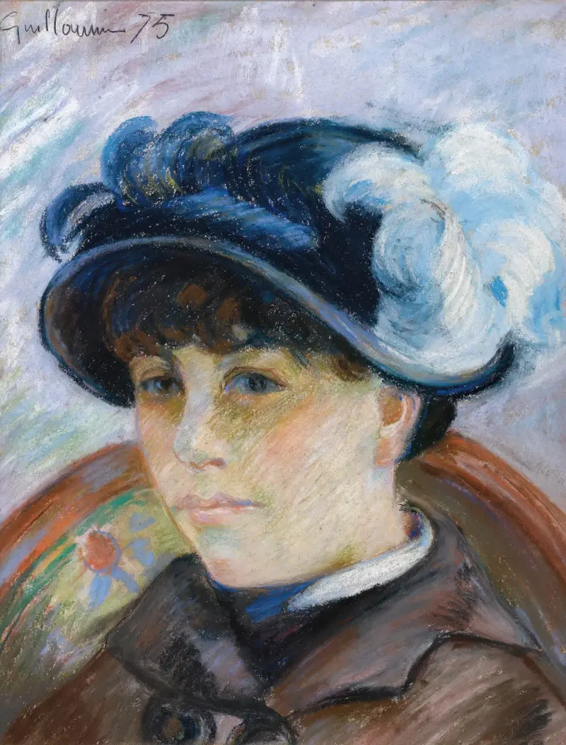 Porträtt av ung kvinna av Armand Guillaumin