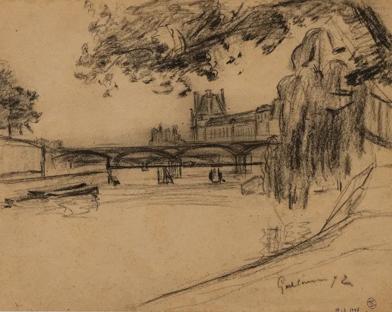 Quai du Louvre av Armand Guillaumin