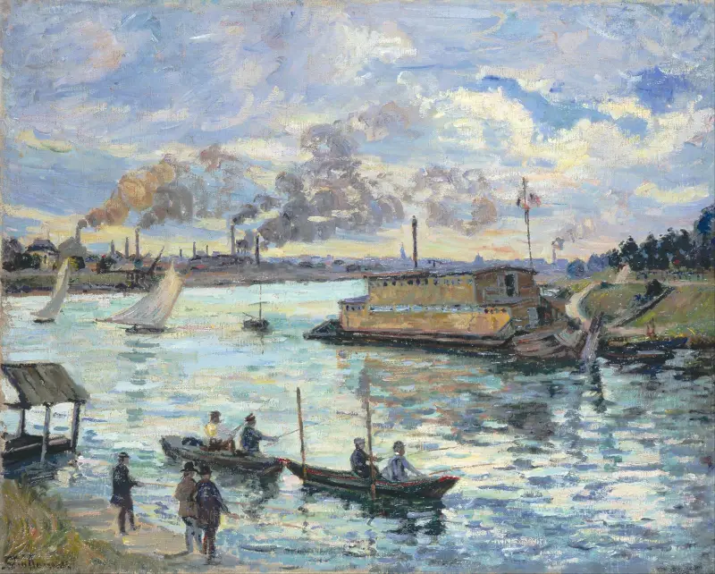 Pejzaż rzeczny, Armand Guillaumin