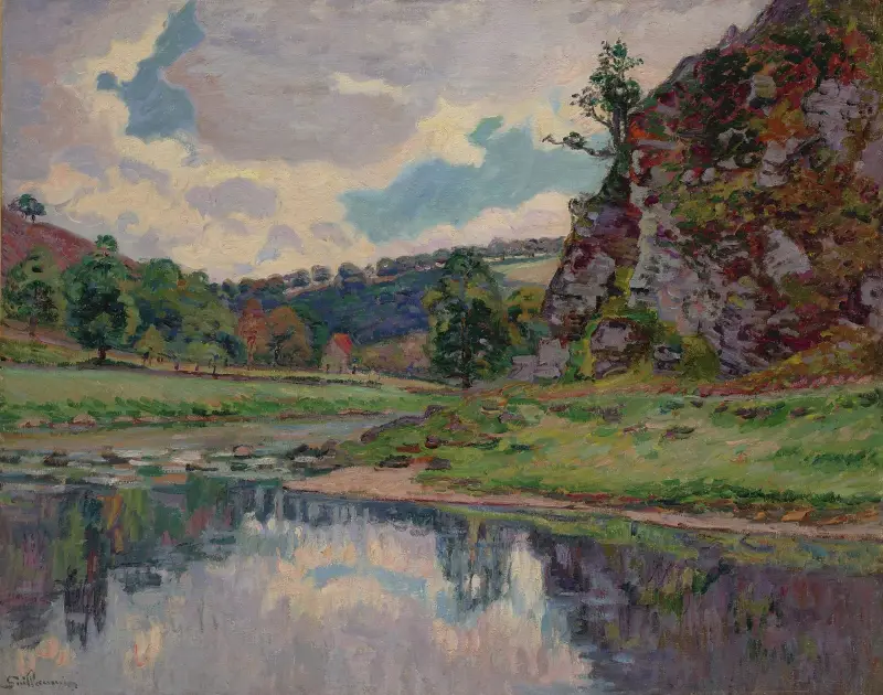Klipporna vid Genetin-sur-Creuse av Armand Guillaumin