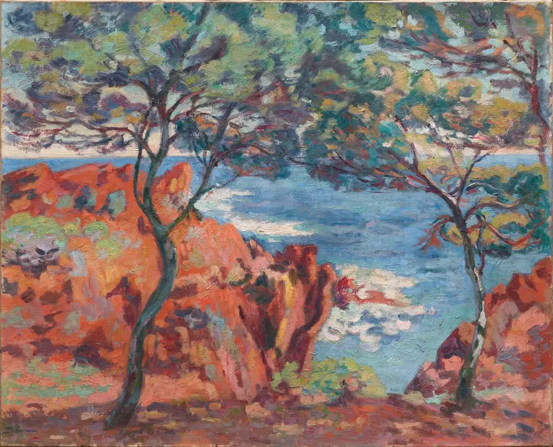 Rochers de l’Ile Besse, Agay av Armand Guillaumin
