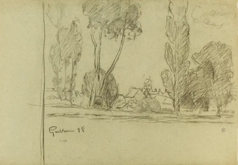 Saint-Chéron, 1888 von Armand Guillaumin