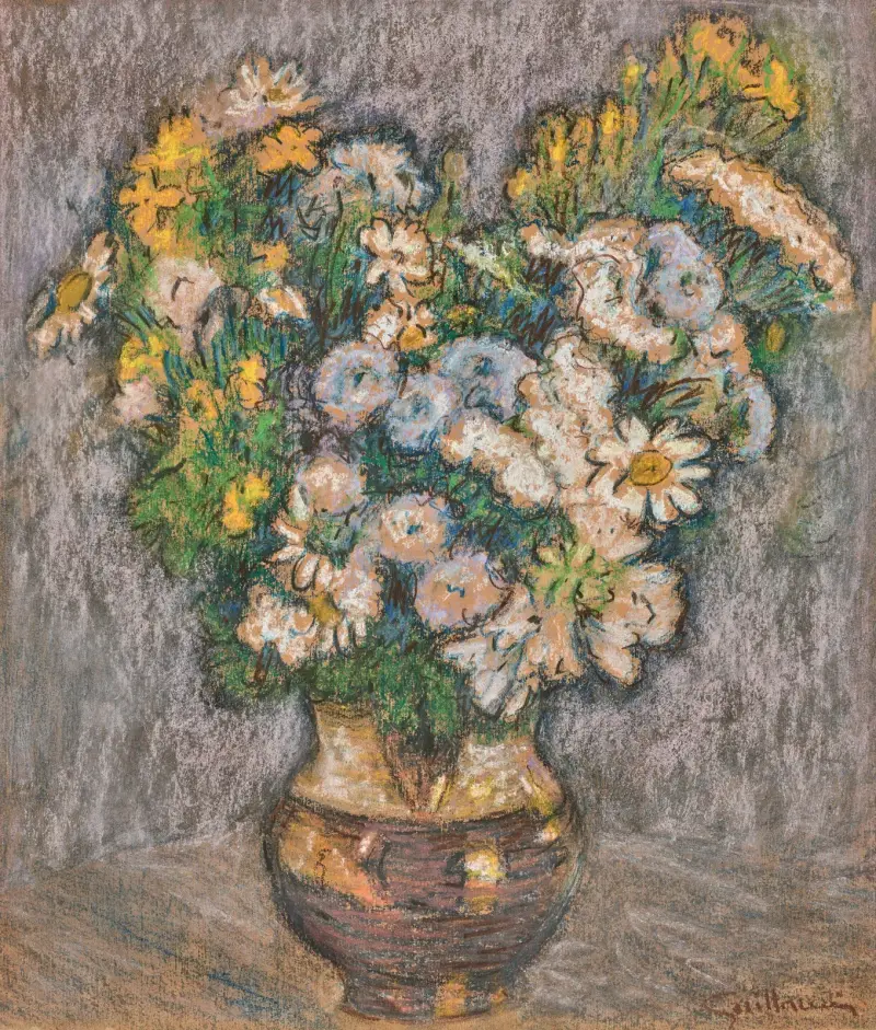 En bukett blommor av Armand Guillaumin