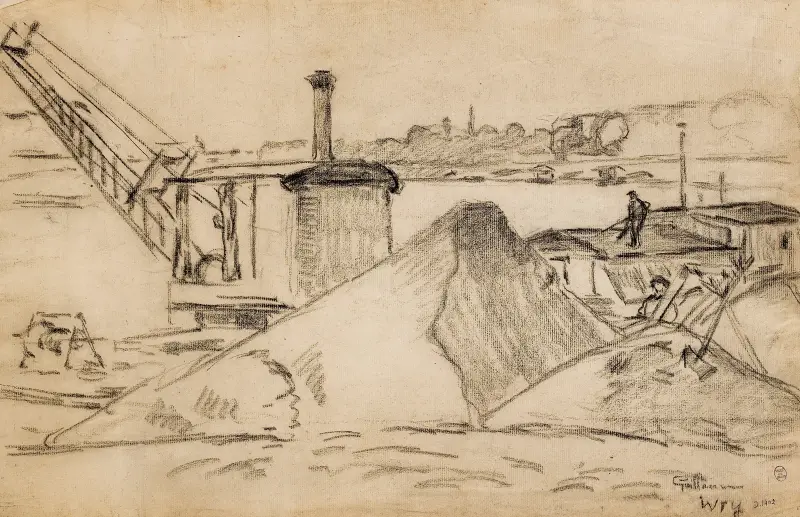 En trana i Ivry av Armand Guillaumin