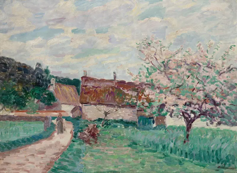 Blommande snår i Damiette av Armand Guillaumin