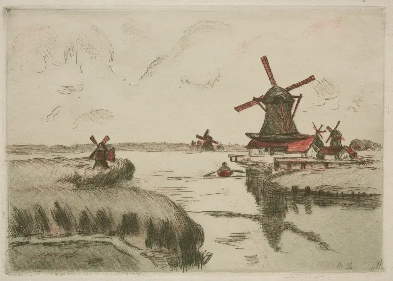 Utsikt från Saardam av Armand Guillaumin