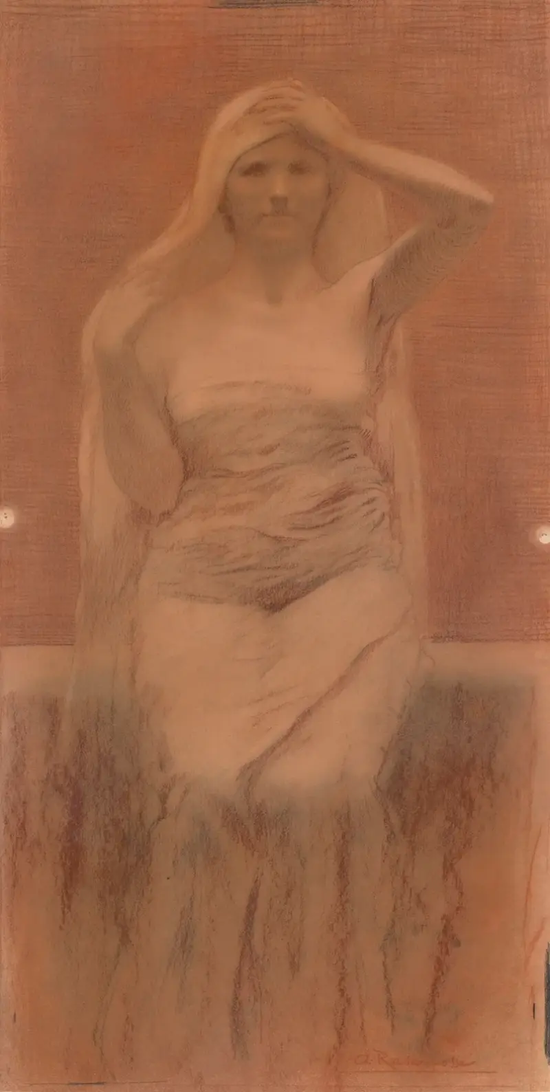 Haltung von Armand Rassenfosse