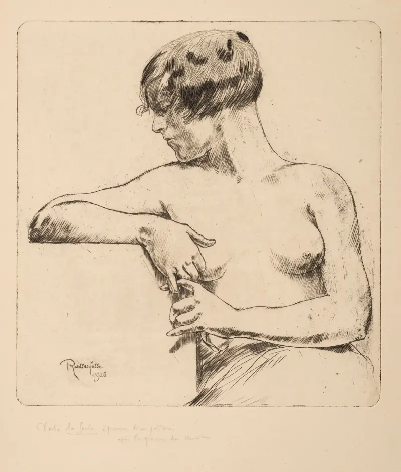 Illustratie voor ‘Femmes’ av Armand Rassenfosse
