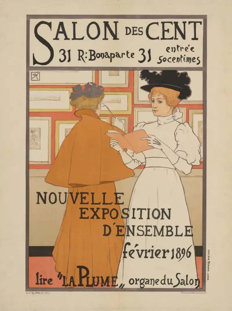 Salon des Cent. Nouvelle exposition ensemble av Armand Rassenfosse