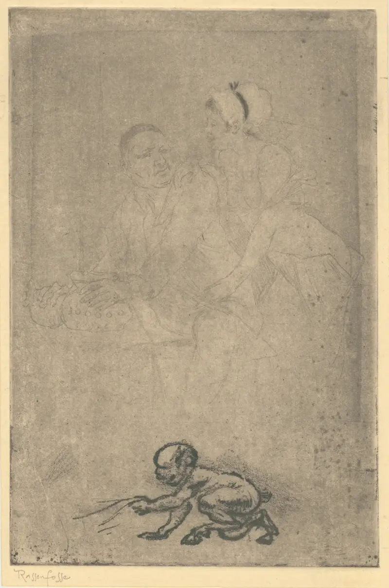 Studieblad av Armand Rassenfosse