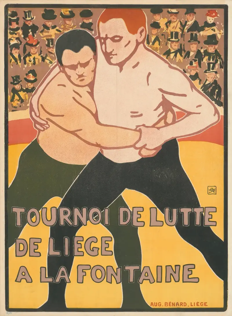 Ringkampfturnier von Armand Rassenfosse