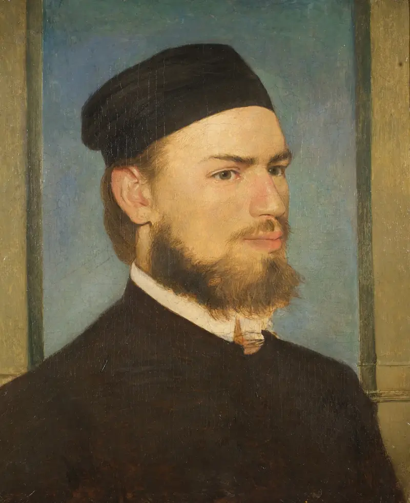 Målaren Franz von Lenbach av Arnold Böcklin