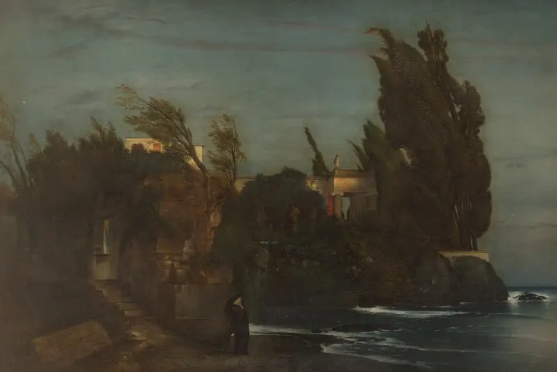 Fiesole vid havet av Arnold Böcklin