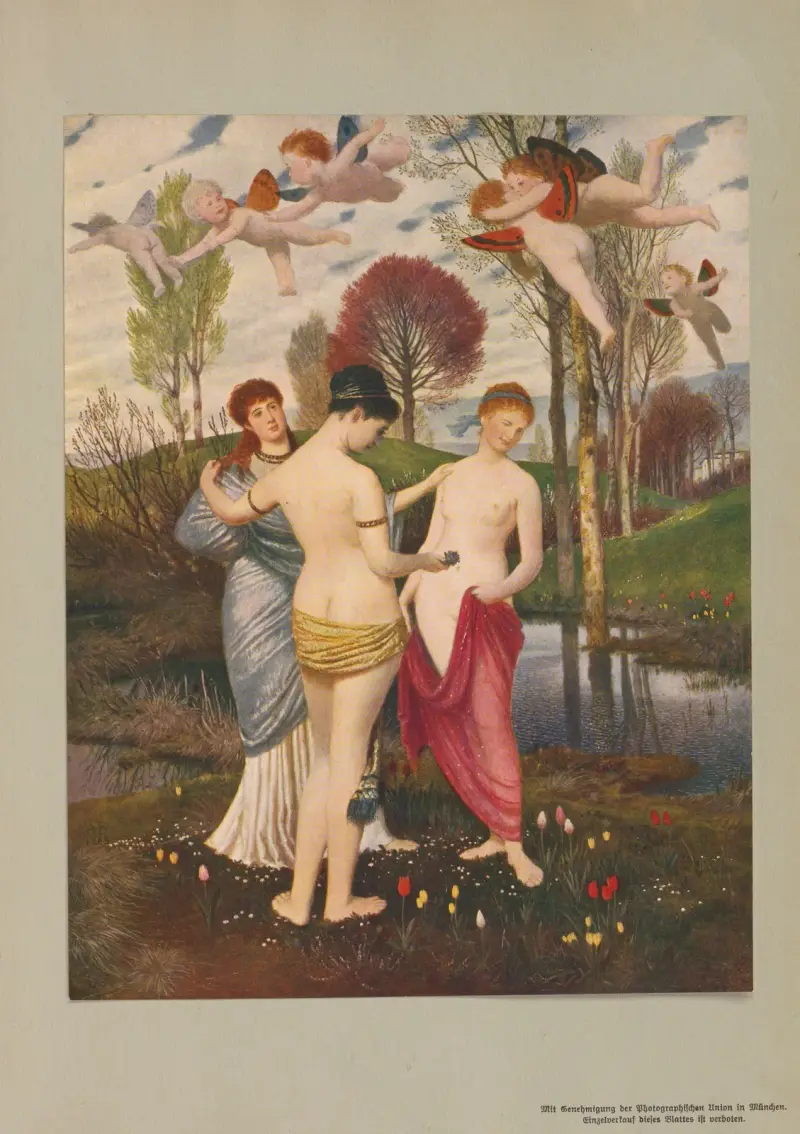 Frühlingshymne von Arnold Böcklin