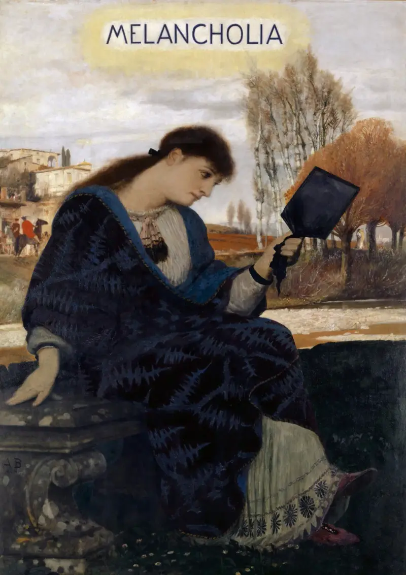 Melankoli av Arnold Böcklin