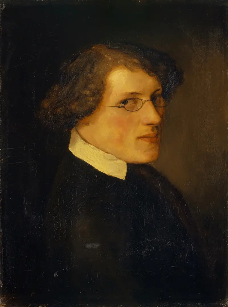 Portrait of Jakob Mähly av Arnold Böcklin
