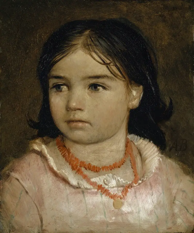 Portrait of Lucia, the Artist’s Daughter av Arnold Böcklin