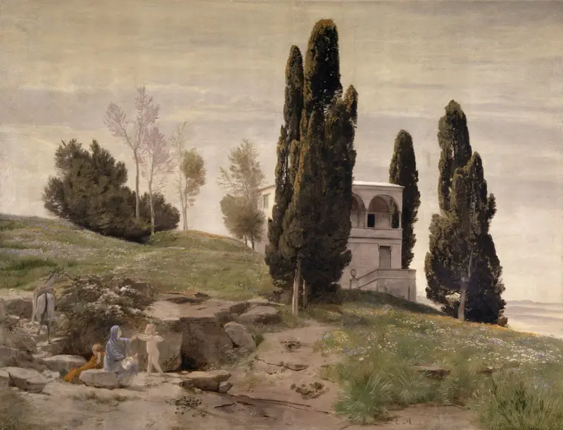 Odpočinek na útěku do Egypta, Arnold Böcklin