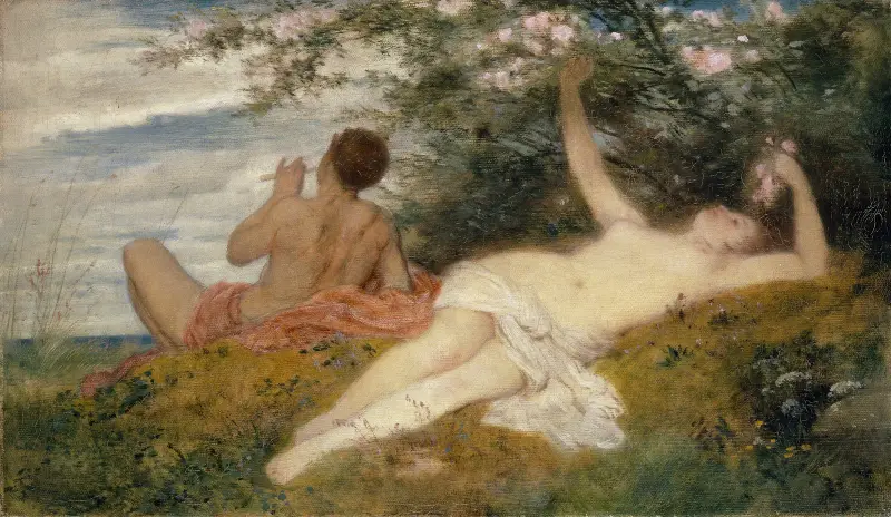 Frühling von Arnold Böcklin