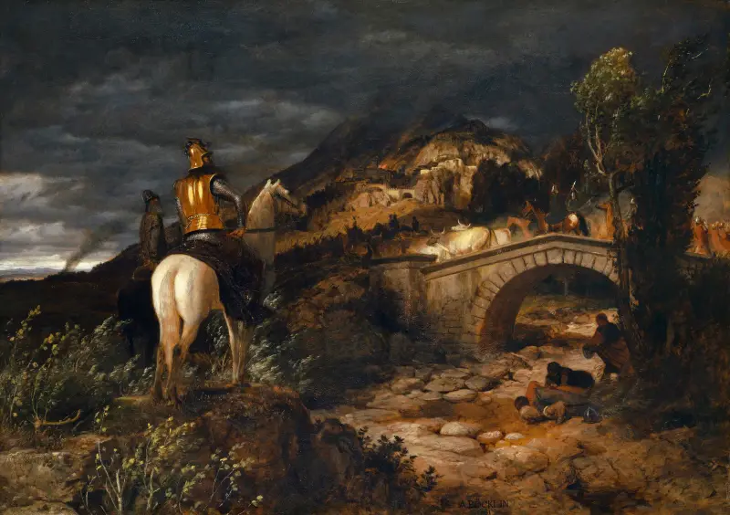 Der Marsch der Goten von Arnold Böcklin