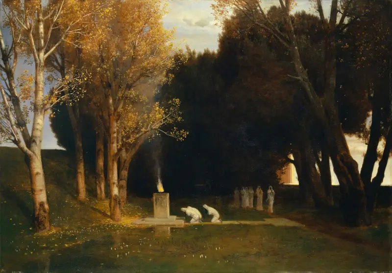 Święty gaj, Arnold Böcklin