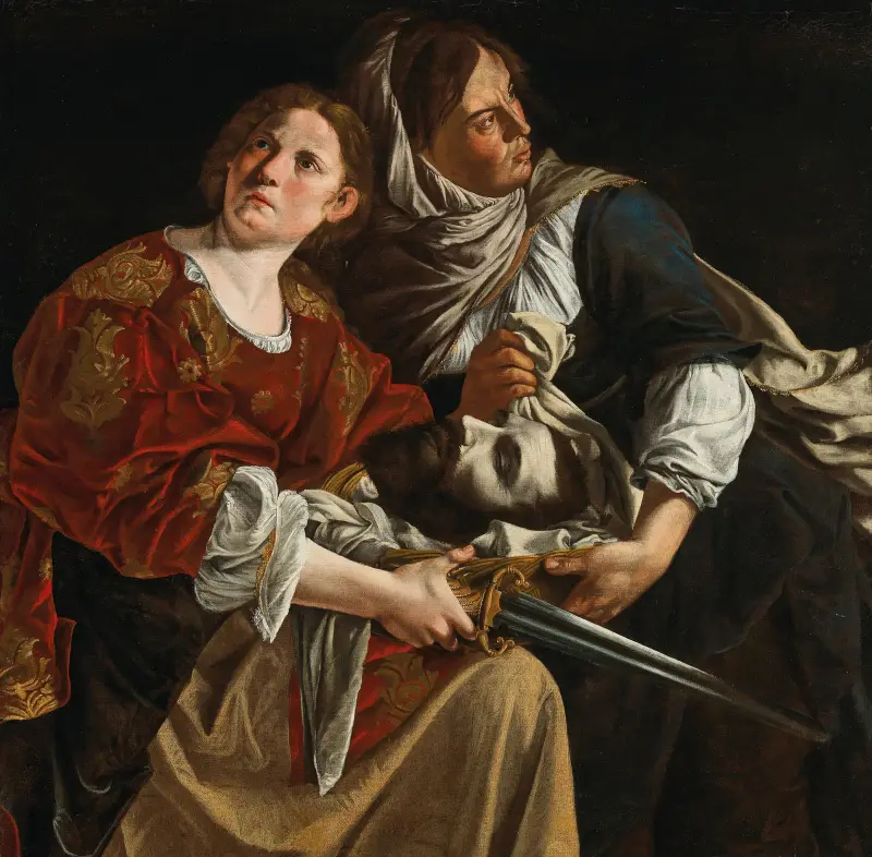 Judith and her maidservant with the head of Holofernes – nr 1 av Artemisia Gentileschi