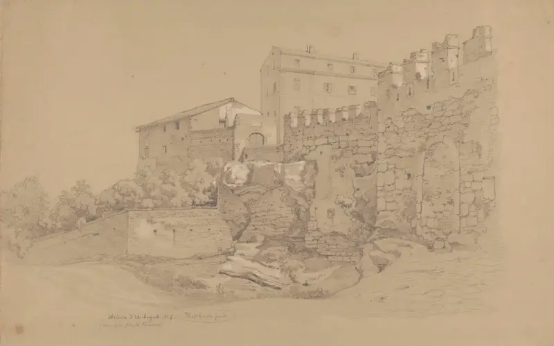 Stadtmauern von Ariccia von Arthur Blaschnik