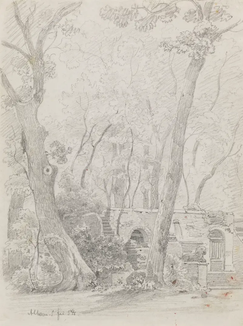 Die Gärten der Villa Doria Pamphili in Albano von Arthur Blaschnik