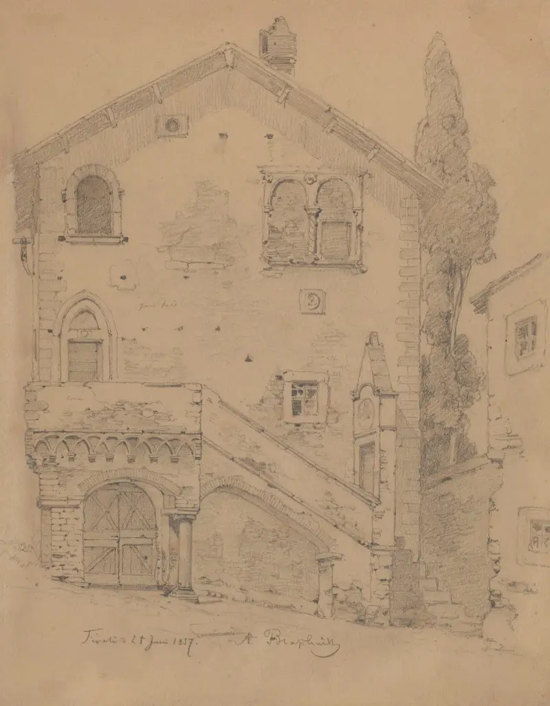 Hus i Tivoli av Arthur Blaschnik