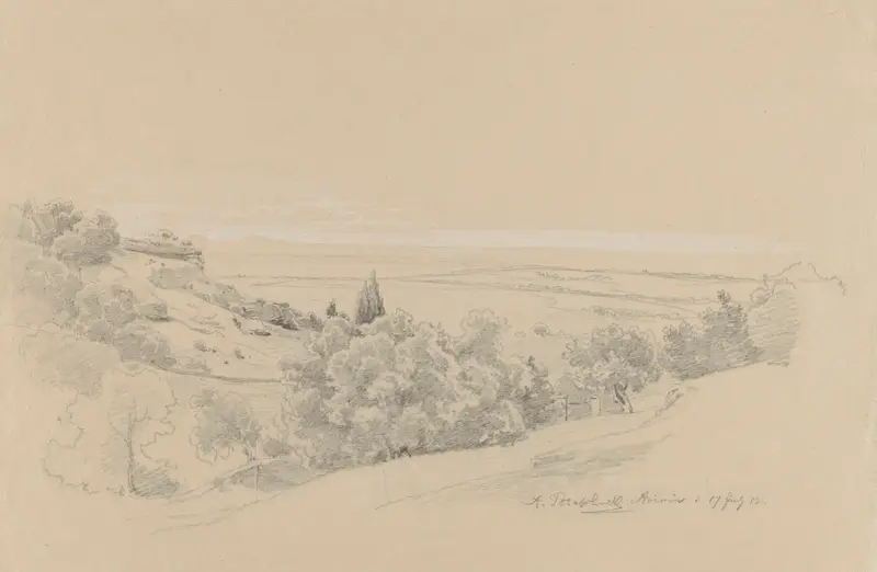 Landschaft in der Umgebung von Ariccia von Arthur Blaschnik