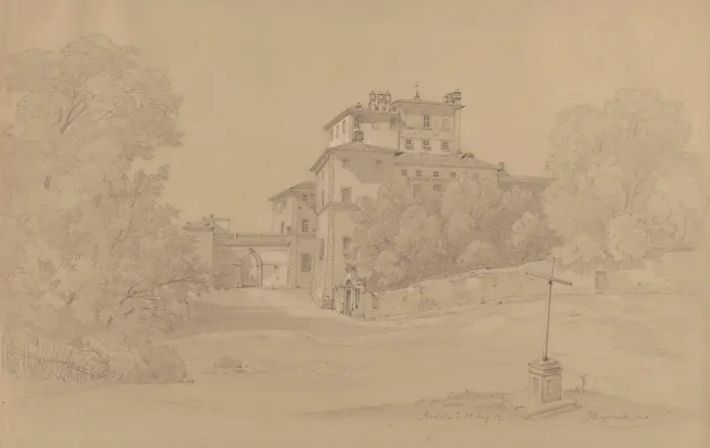 Palazzo Chigi i Ariccia av Arthur Blaschnik