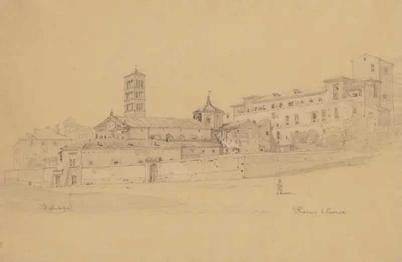 Kyrkan Santa Pudenziana i Rom av Arthur Blaschnik