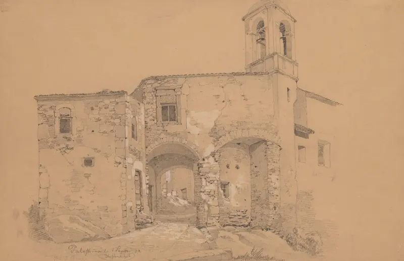 Sankt Petersporten i Palestrina av Arthur Blaschnik