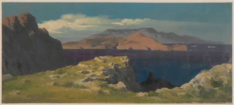 Vy över Capri av Arthur Blaschnik