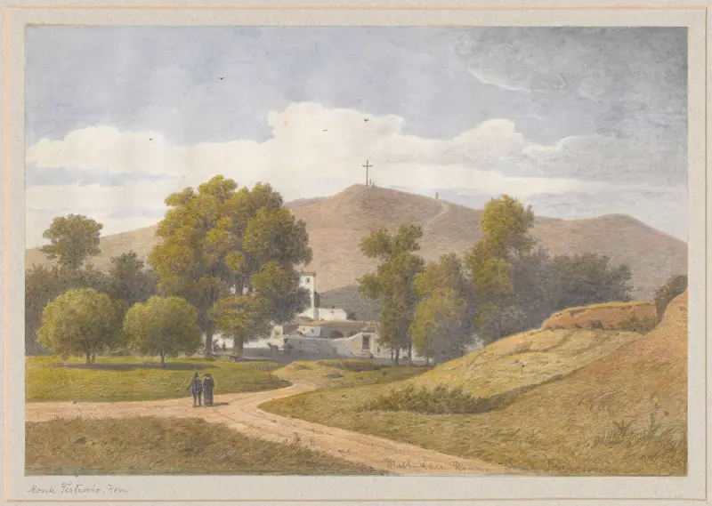 View of Monte Testaccio in Rome av Arthur Blaschnik