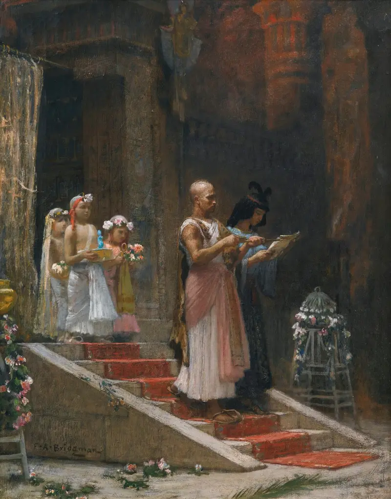 Egipska procesja, Frederick Arthur Bridgman