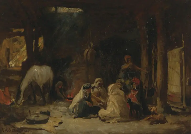 At rest, Algeria av Frederick Arthur Bridgman