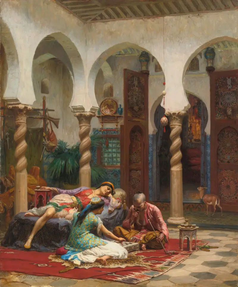 Bezczynne chwile, Frederick Arthur Bridgman