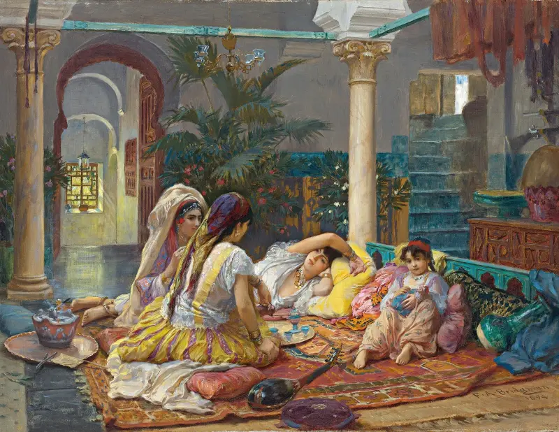 Im Harem von Frederick Arthur Bridgman