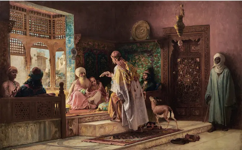 Der Bote von Frederick Arthur Bridgman