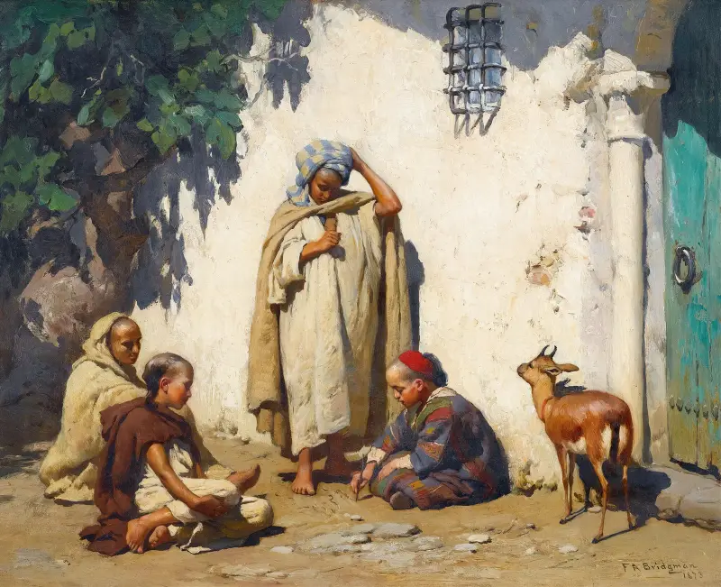 Mladý písař, Frederick Arthur Bridgman