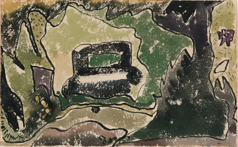 Car across the Street av Arthur Dove