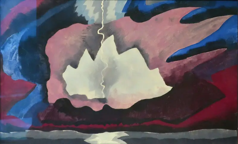 Gewitterregen von Arthur Dove