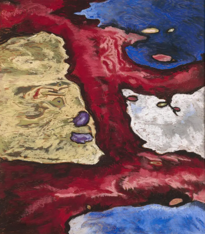Baumformen und Wasser von Arthur Dove