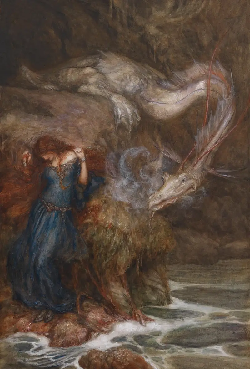 Andromeda von Arthur Rackham