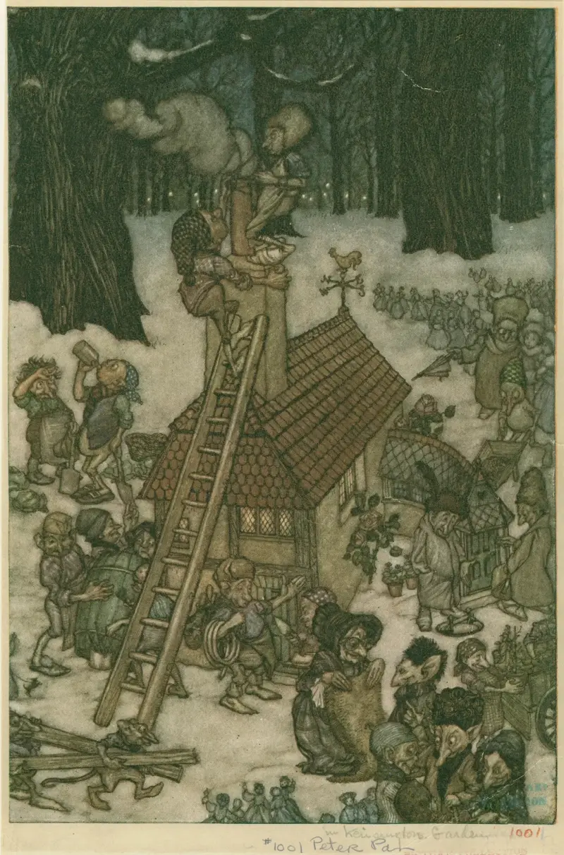 När huset byggdes åt Maimie av Arthur Rackham