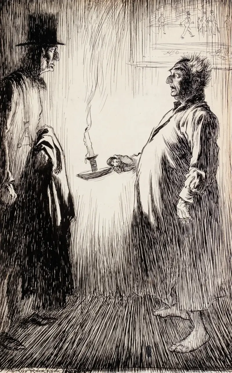 Kerzenlicht von Arthur Rackham