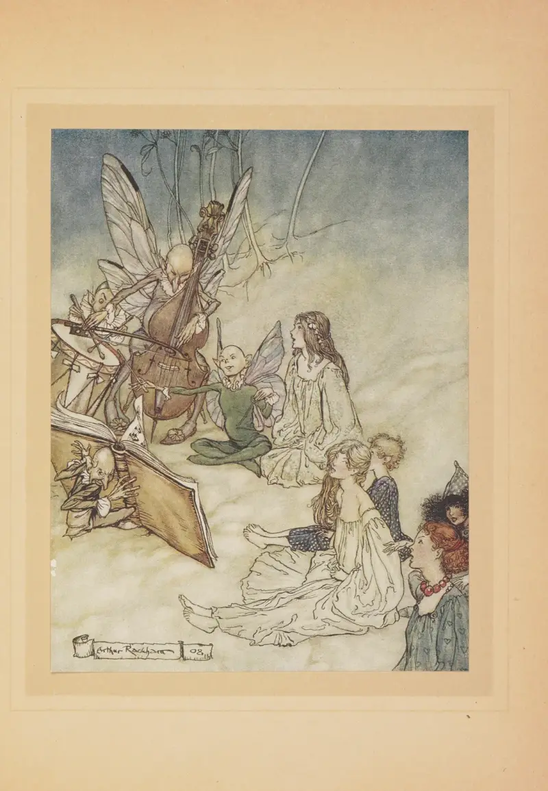 Und ein Lied der Feen von Arthur Rackham