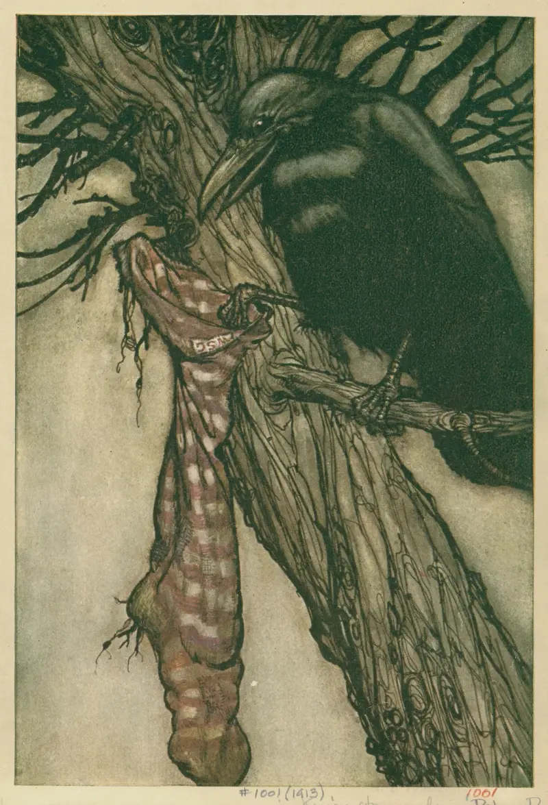 For years he had been quietly filling his stocking av Arthur Rackham